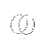 Pave Chain Link Hoops