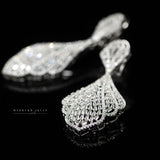 Chandelier statement earrings