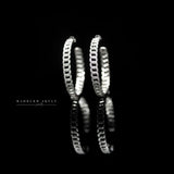 Pave Chain Link Hoops