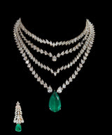 Multi-layer zirconia emerald set