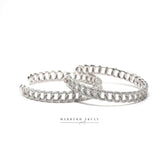 Pave Chain Link Hoops