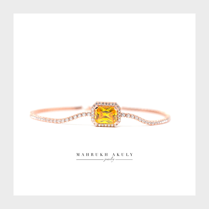 Gemstone tennis bracelets